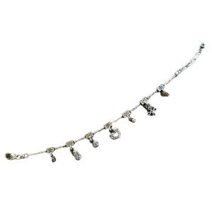 EUC - Brighton Hearts, Swirls, Beads Dangle Charms Necklace